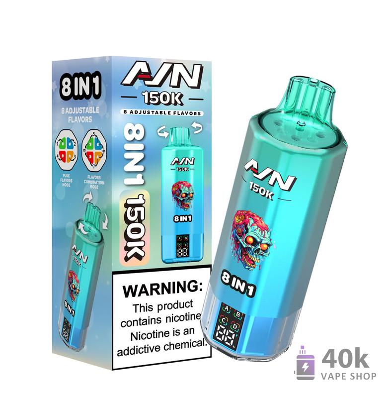 Aivono Aim 150K Puffs Disposable Vape - 58mL E-liquid, Rechargeable 850mAh – Image 3
