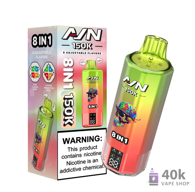 Aivono Aim 150K Puffs Disposable Vape - 58mL E-liquid, Rechargeable 850mAh – Image 6