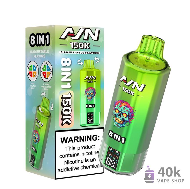 Aivono Aim 150K Puffs Disposable Vape - 58mL E-liquid, Rechargeable 850mAh – Image 4