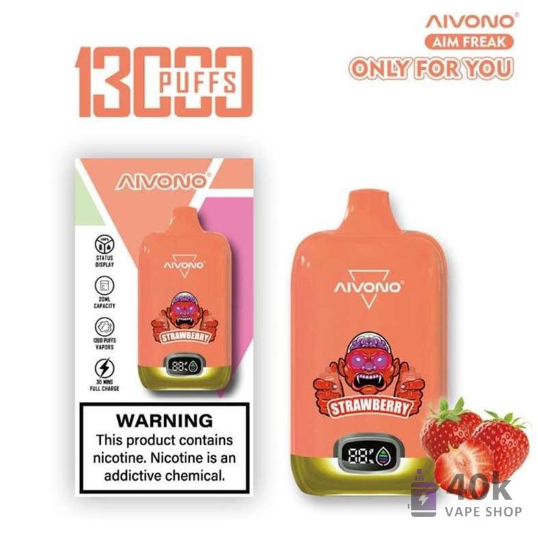 Aivono AIM FREAK 13000 Disposable Vape: 13K Puffs, Rechargeable, 20mL E-Liquid – Bild 6