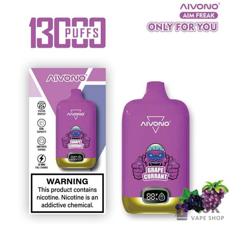Aivono AIM FREAK 13000 Disposable Vape: 13K Puffs, Rechargeable, 20mL E-Liquid – Bild 5