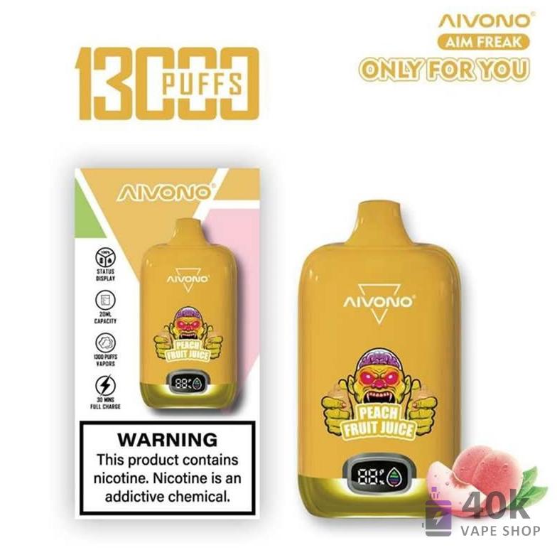 Aivono AIM FREAK 13000 Disposable Vape: 13K Puffs, Rechargeable, 20mL E-Liquid – Bild 2