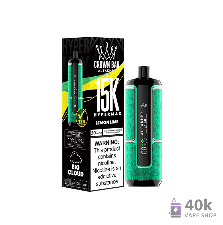 Al Fakher Crown Bar 15000 Hyper Max - 15000 Puff Disposable Vape - Bild 5