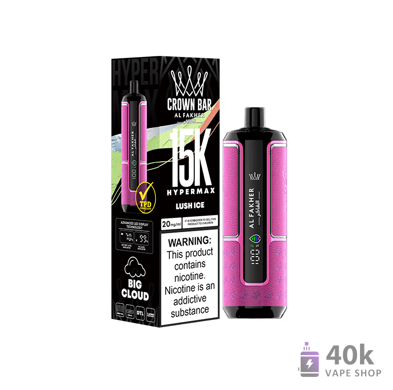 Al Fakher Crown Bar 15000 Hyper Max - 15000 Puff Disposable Vape - Bild 6