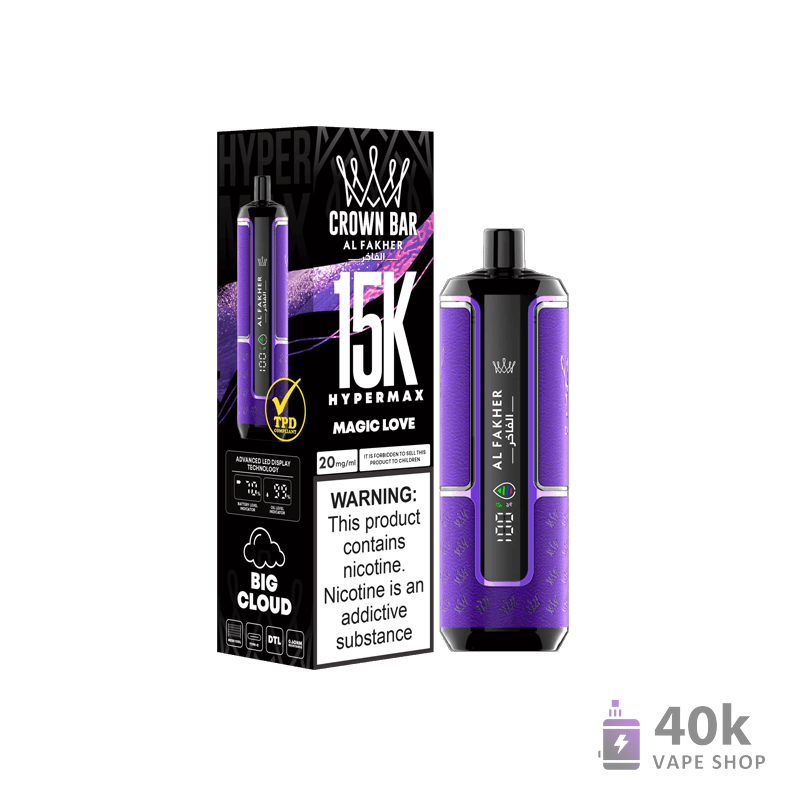 Al Fakher Crown Bar 15000 Hyper Max - 15000 Puff Disposable Vape - Bild 2