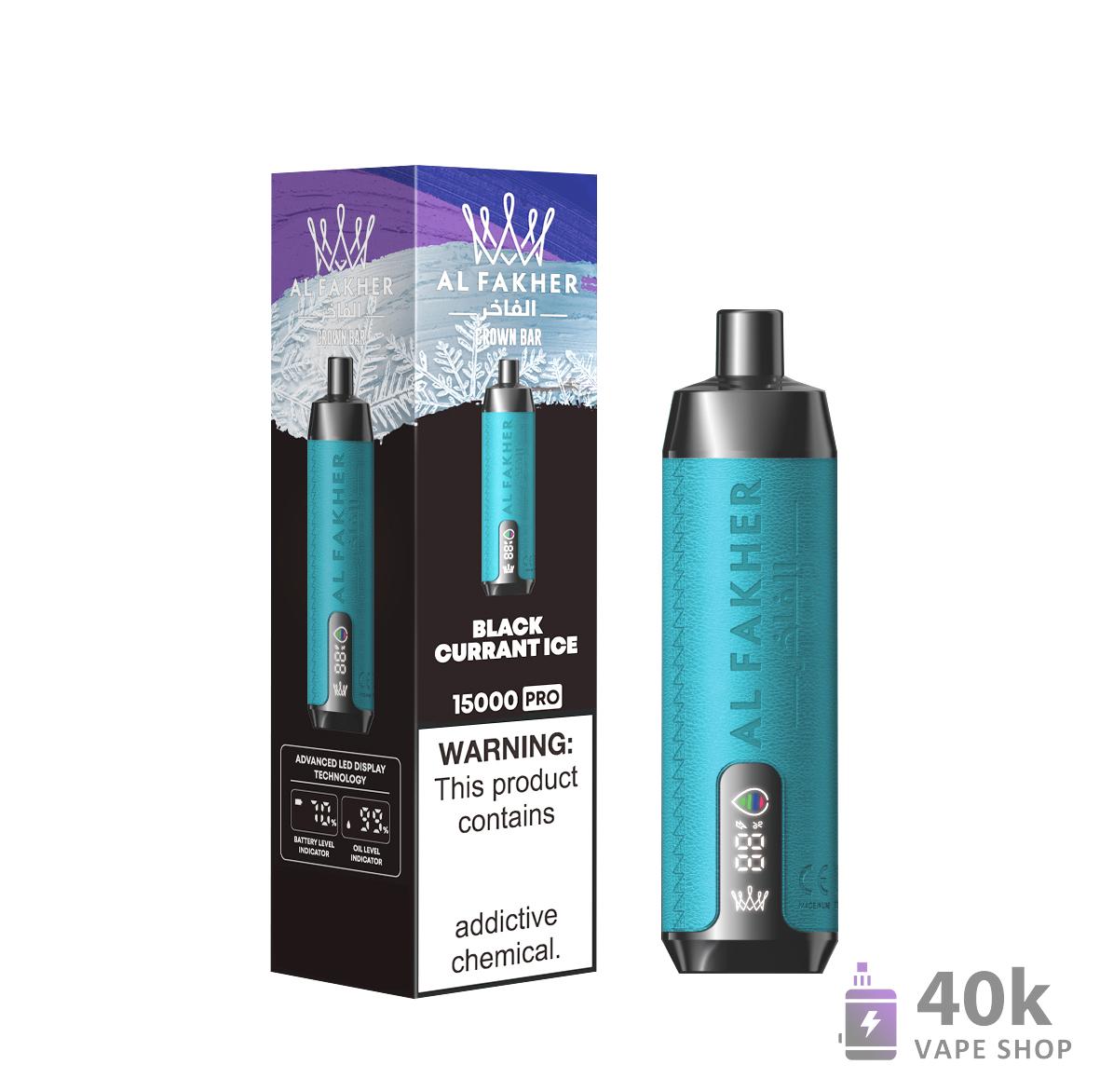 AlFakher Crown Bar 15000 Pro Disposable Vape | 15000 Puffs, 22ml E-liquid - Bild 5