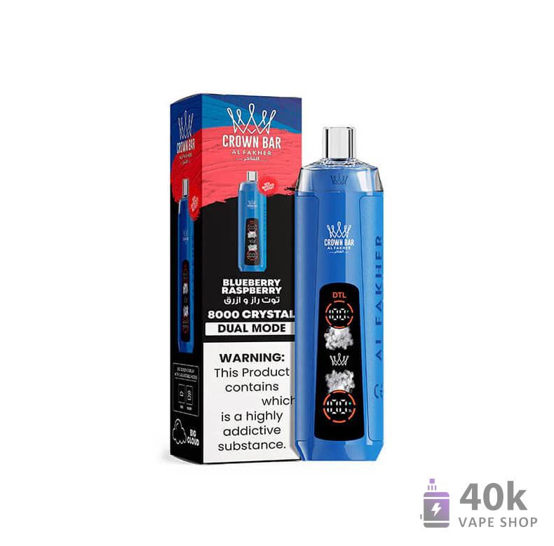 Alfakher Crystal AI 8000 Disposable Vape - 8000 Puffs, 5% Nicotine, 18ml E-Liquid - Bild 4