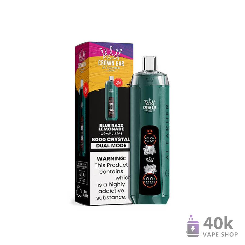 Alfakher Crystal AI 8000 Disposable Vape - 8000 Puffs, 5% Nicotine, 18ml E-Liquid - Bild 6