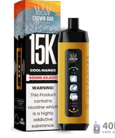 Az Alfakher ICE ADJUST 15000 Disposable Vape - 15K Puffs, Dual ICE Mode & Adjustable Airflow alternatív nézete