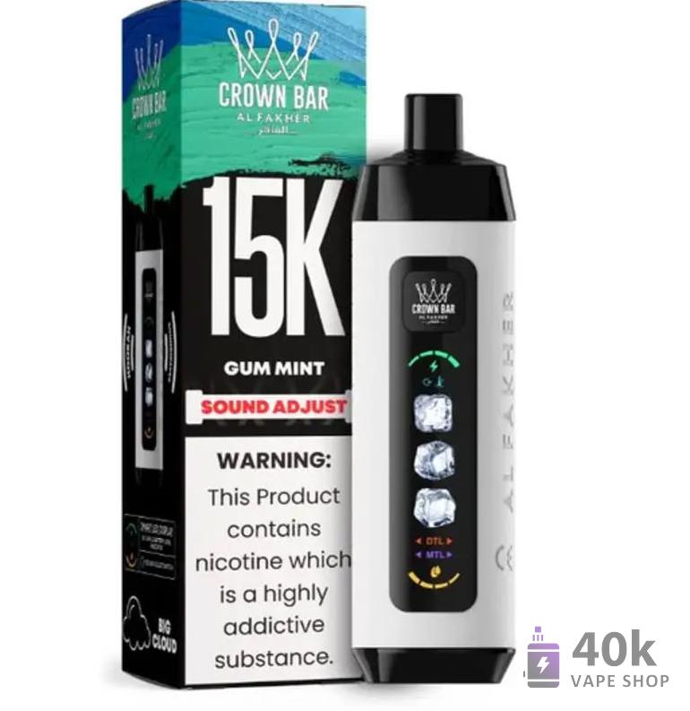 Alfakher ICE ADJUST 15000 Disposable Vape - 15K Puffs, Dual ICE Mode & Adjustable Airflow - Obrázek 3