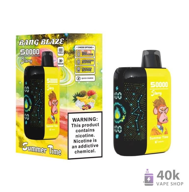 Bang Blaze 50000 Puffs Disposable Vape | Rechargeable & Customizable E-Cigarette - Bild 5