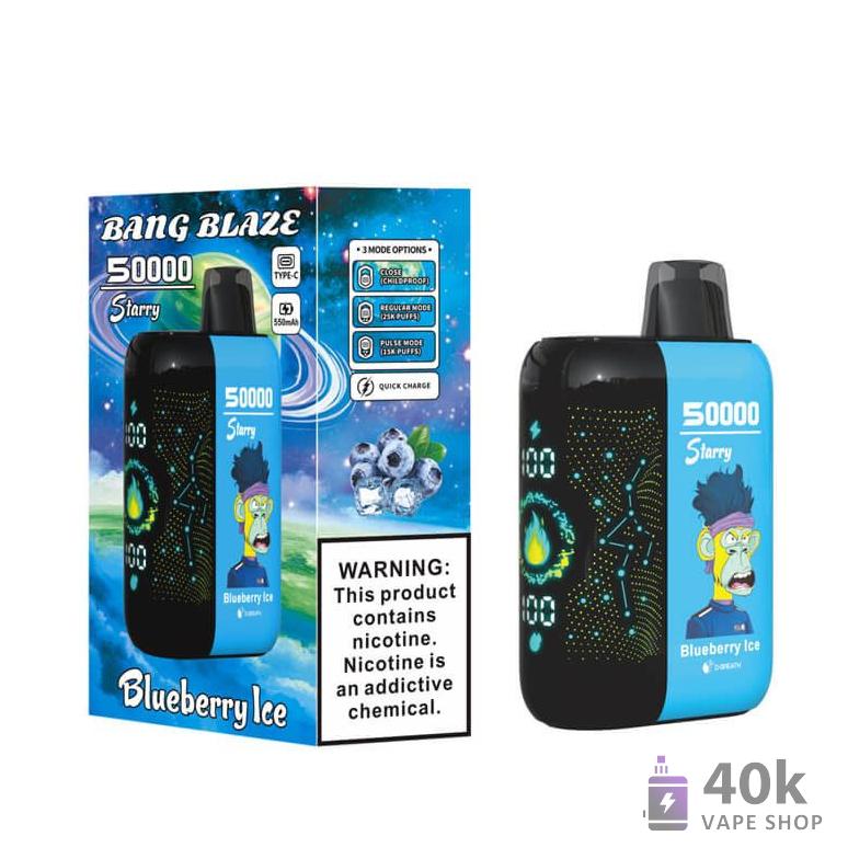 Bang Blaze 50000 Puffs Disposable Vape | Rechargeable & Customizable E-Cigarette - Bild 3