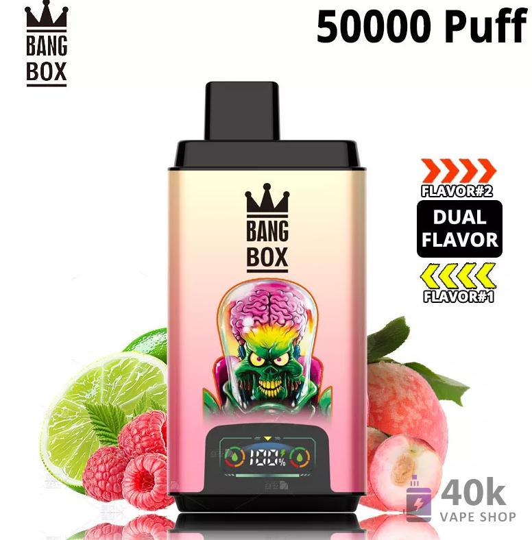 Bang Box 50000 engångsvape | upp till 50 000 puffar | hög kapacitet och dubbla nät