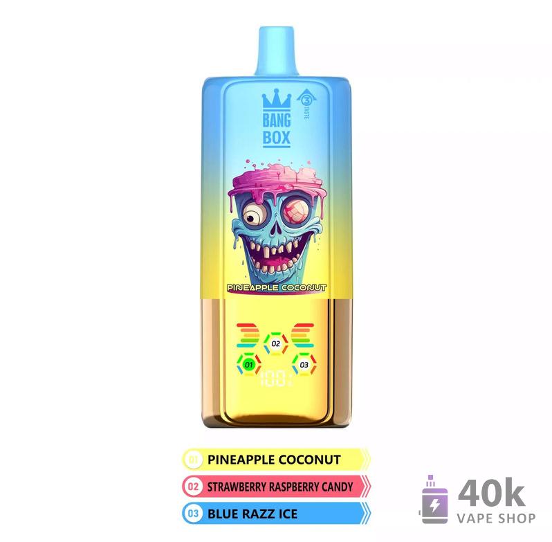 Bang Box 80000 Puffs Disposable Vape - Triple Mesh Coil, 60ml E-Liquid, 850mAh Battery - Kép 6