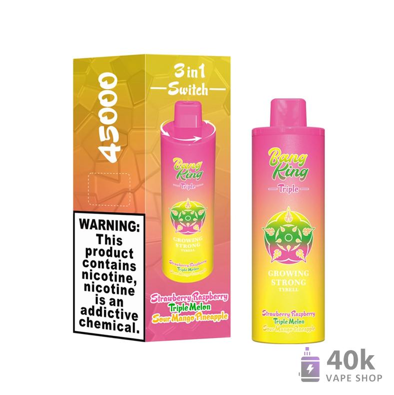 Bang King 45000 Puffs Triple Flavors Vape de unică folosință