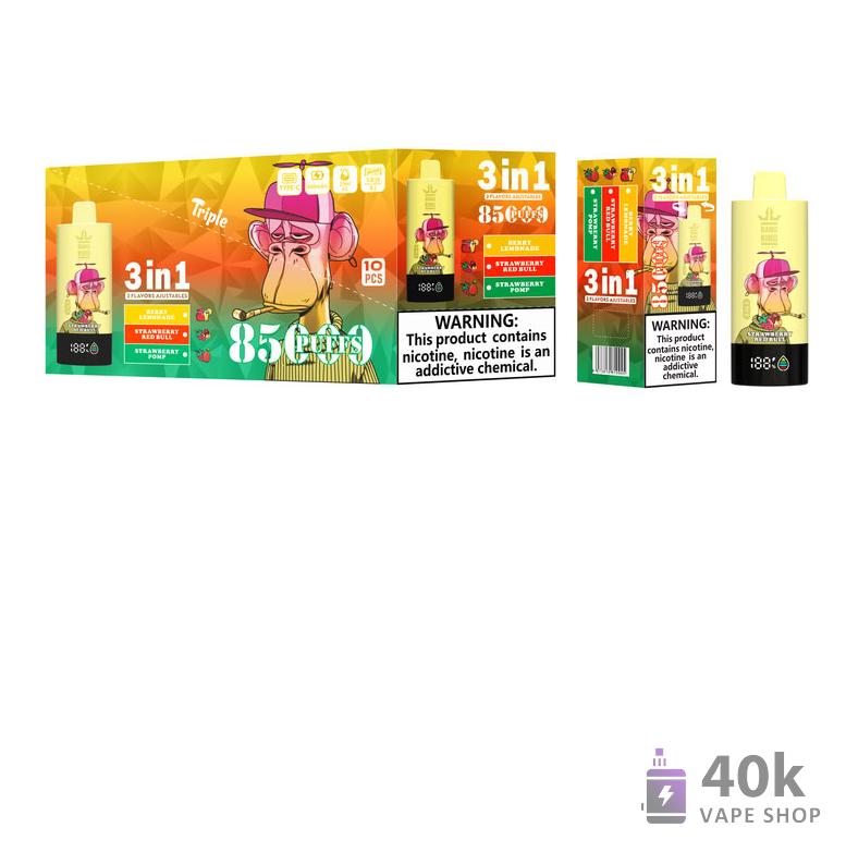 Bang King 85000 Puffs Disposable Vape - Triple Flavor Pods, Rechargeable - Kép 5
