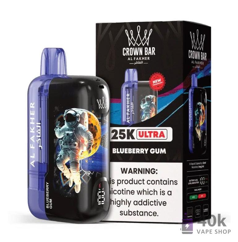 Crown Bar Alfakher 25000 Ultra Disposable Vape - 25K Puffs, 22mL E-Liquid - Bild 4