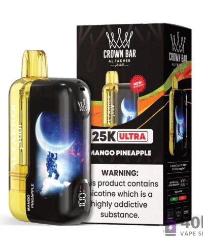 Az Crown Bar Alfakher 25000 Ultra Disposable Vape - 25K Puffs, 22mL E-Liquid alternatív nézete