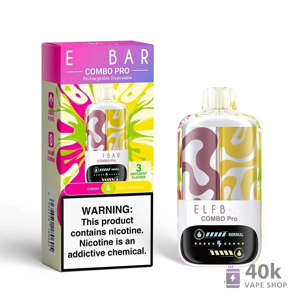 Elf Bar Combo Pro 30000 Disposable Vape Rechargeable - 30,000 Puffs – Bild 4