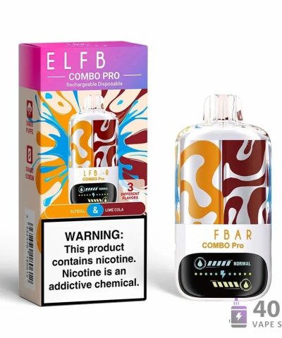 Az Elf Bar Combo Pro 30000 Disposable Vape Rechargeable - 30,000 Puffs alternatív nézete
