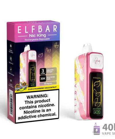 Elf Bar Nic King 30000 Puffs Vape jetable - Haute capacité et saveur