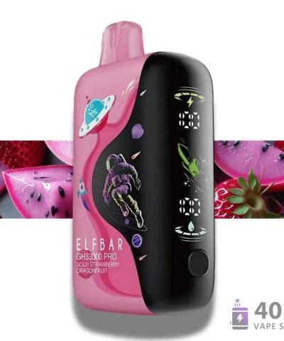 Elfbar GH33000 33000 bouffées Vape jetable 5% Nicotine & 850mAh Rechargeable
