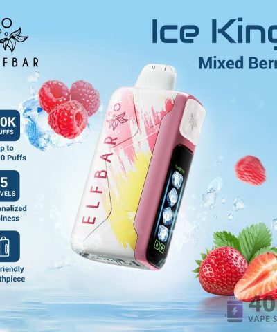 Elfbar Ice King 30000 Vape jetable - 30 000 bouffées, rechargeable 850mAh