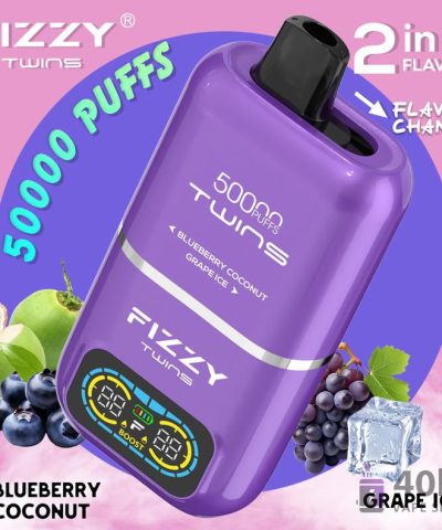 Az Fizzy 50,000 Puffs 2-in-1 Disposable Vape | Dual Flavor E-Cigarette alternatív nézete