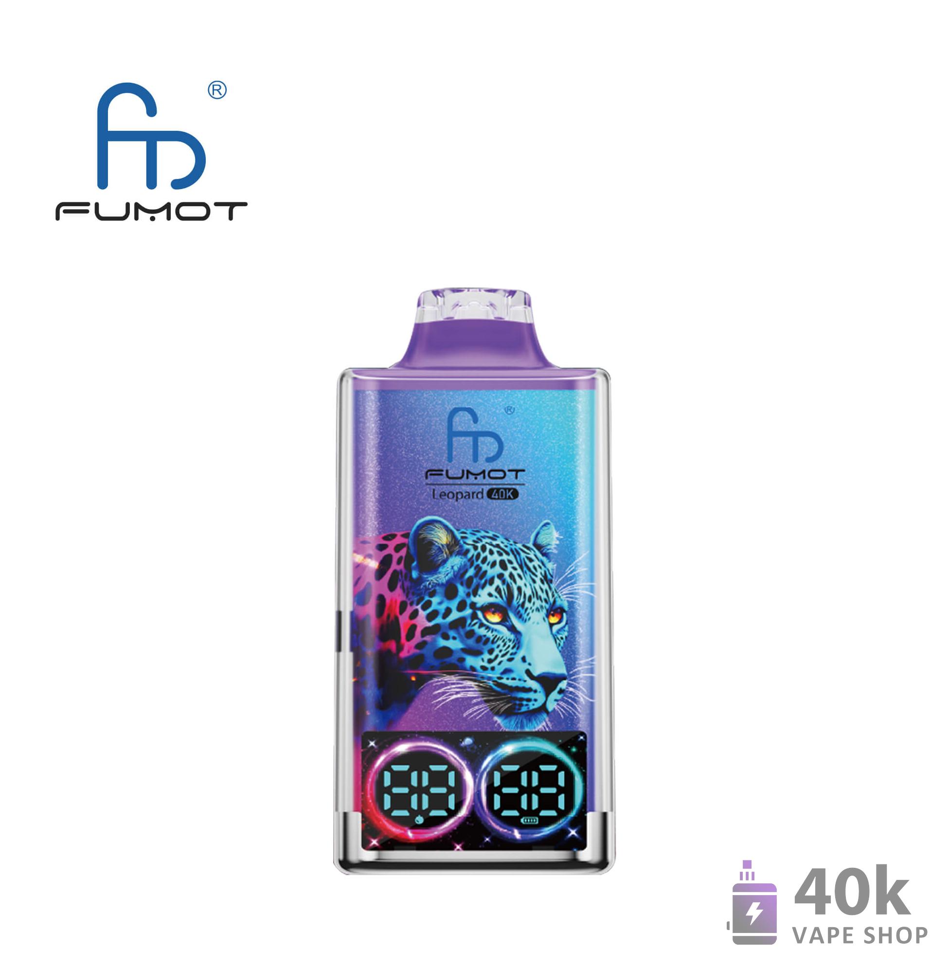 Fumot Leopard 40000 Disposable Vape - 40K Puffs with LED Screen & Type-C Charging – Bild 3