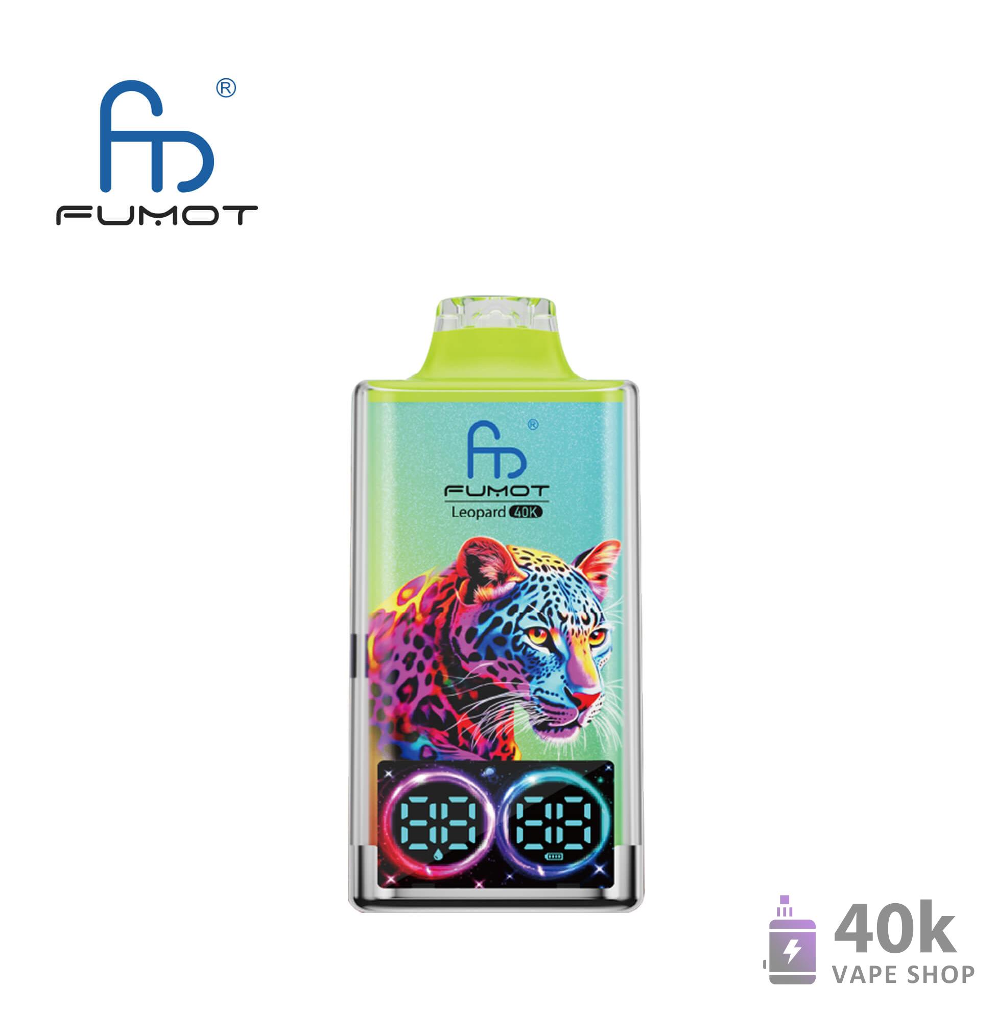 Fumot Leopard 40000 Disposable Vape - 40K Puffs with LED Screen & Type-C Charging – Bild 5