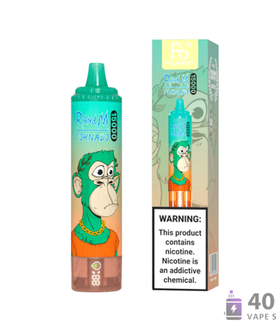 Vue alternative de Fumot Tornado 15000 Rechargeable Disposable Vape with LED Display