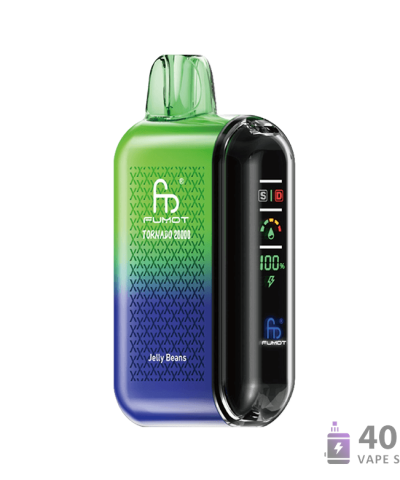 Fumot Tornado 20000 : 20000 bouffées, écran LED, Dual Mesh Coil Vape jetable