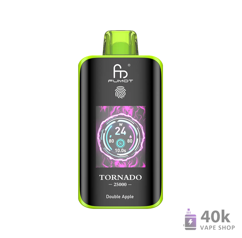 Fumot Tornado 25000 Disposable Vape: 25K Puffs, Smart Touch Screen, 26 Flavors - Image 6