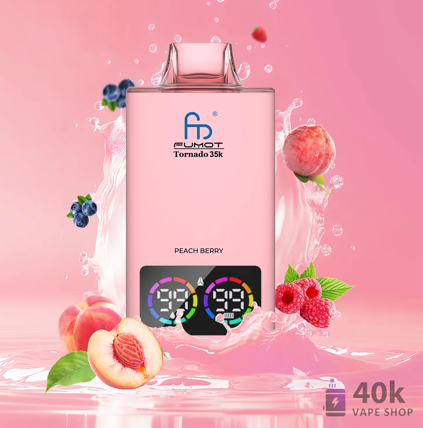 Fumot Tornado 35000 Disposable Vape | 35,000 Puffs | Rechargeable & Multi-Flavors - Kép 2