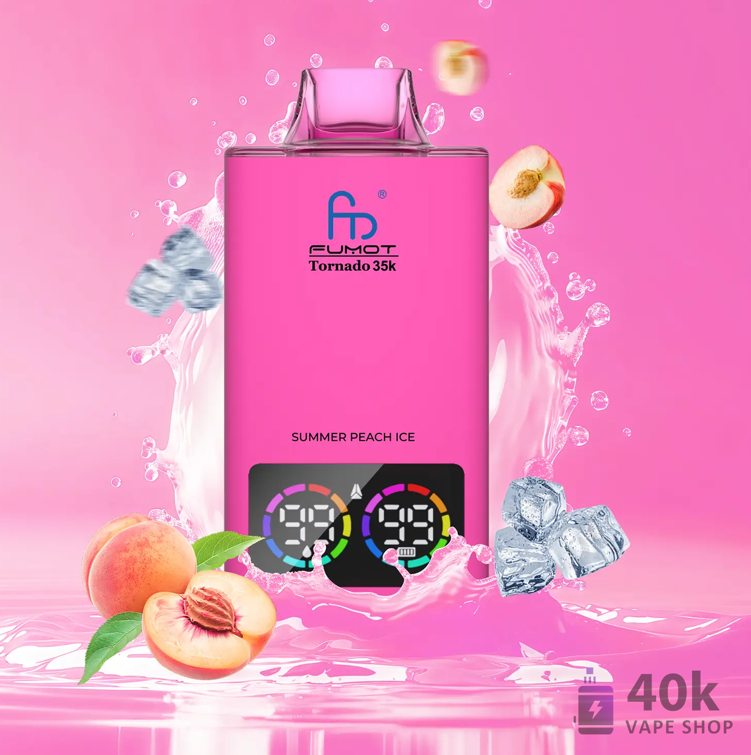 Fumot Tornado 35000 Disposable Vape | 35,000 Puffs | Rechargeable & Multi-Flavors - Kép 6