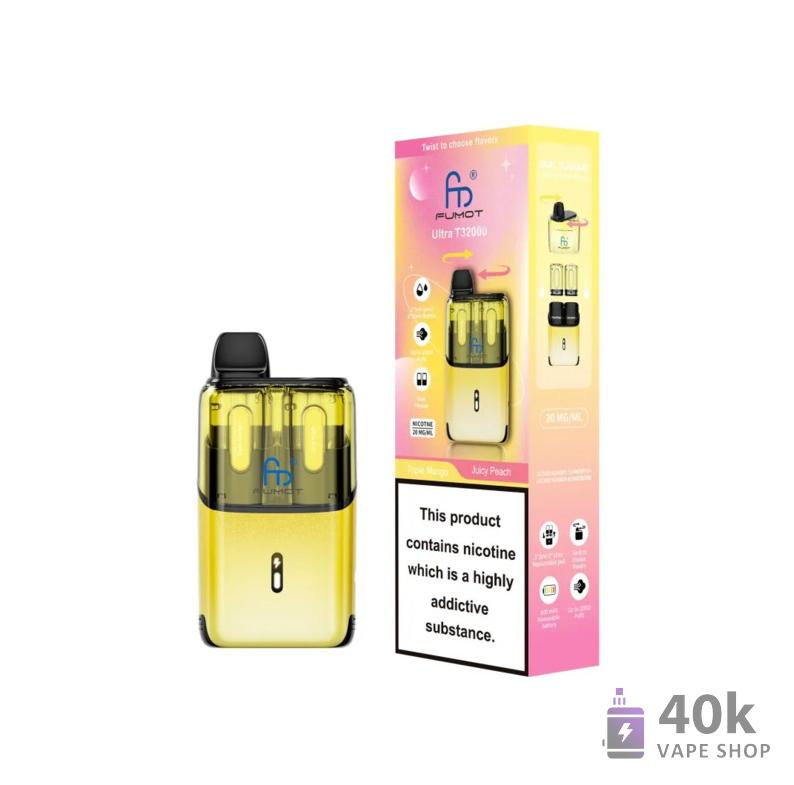 Fumot Ultra 32K Pod Kit - 32K Puffs, Mesh Coil & Long-Lasting Battery - Kép 5