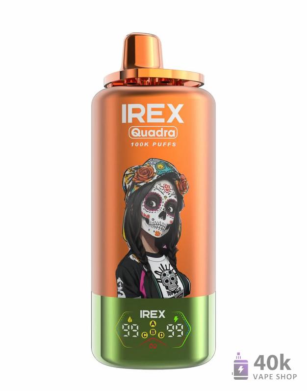 IREX QUADRA 4in1 Disposable Vape - 100,000 Puffs, Multiple Flavors - 画像5