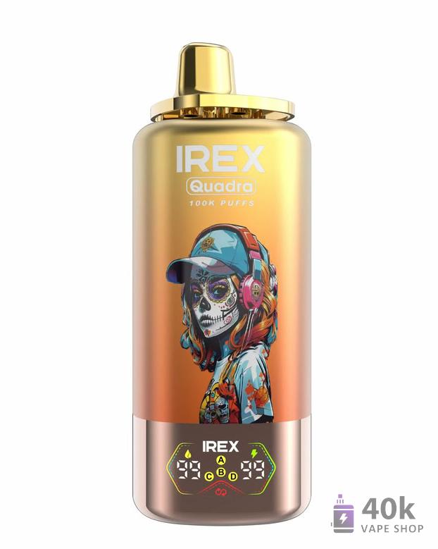 IREX QUADRA 4in1 Disposable Vape - 100,000 Puffs, Multiple Flavors - 画像2
