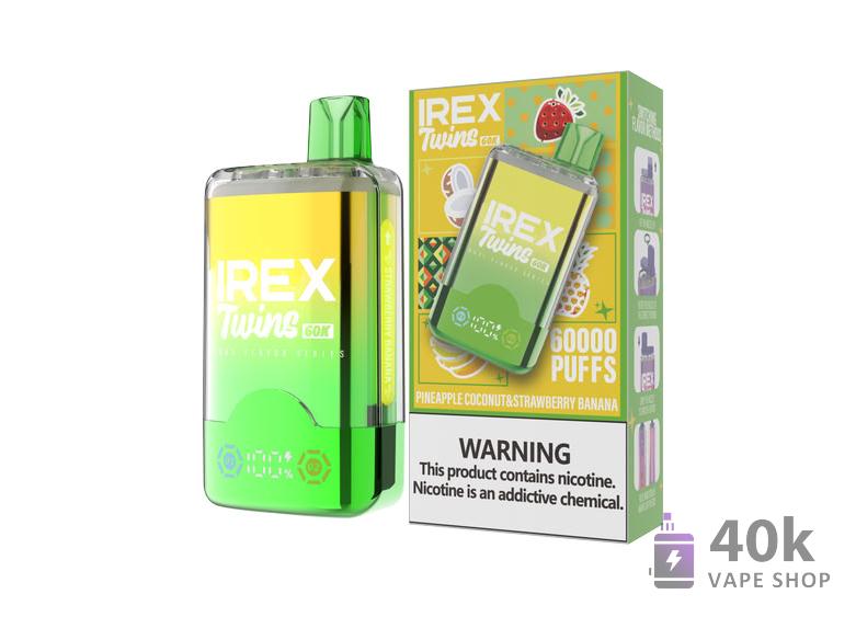 IREX TWINS 60000 Disposable Vape - 40K Puffs, Dual Tank, 5% Nicotine – Image 5
