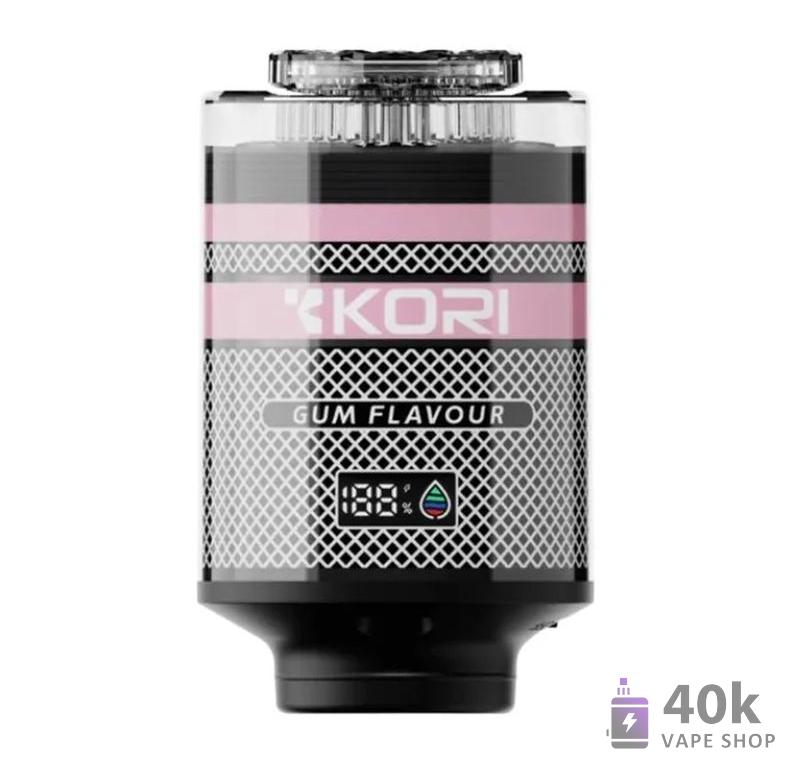 KORI 120000 Puffs ühekordselt kasutatav Vape - 60ML E-Liquid, RGB valgus, 2200mAh aku