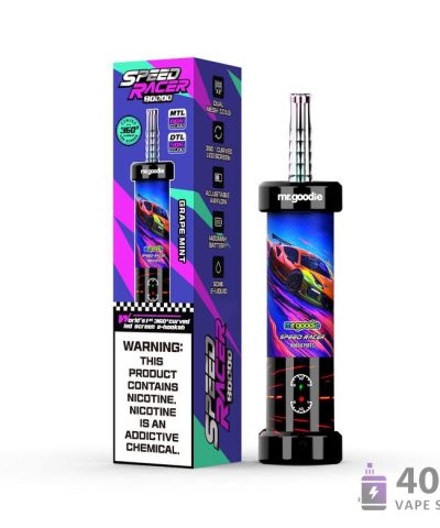 Mr.Goodie Speed Racer Dual-Mode Vape | 80K/40K Puffs, 1400mAh, 50ml
