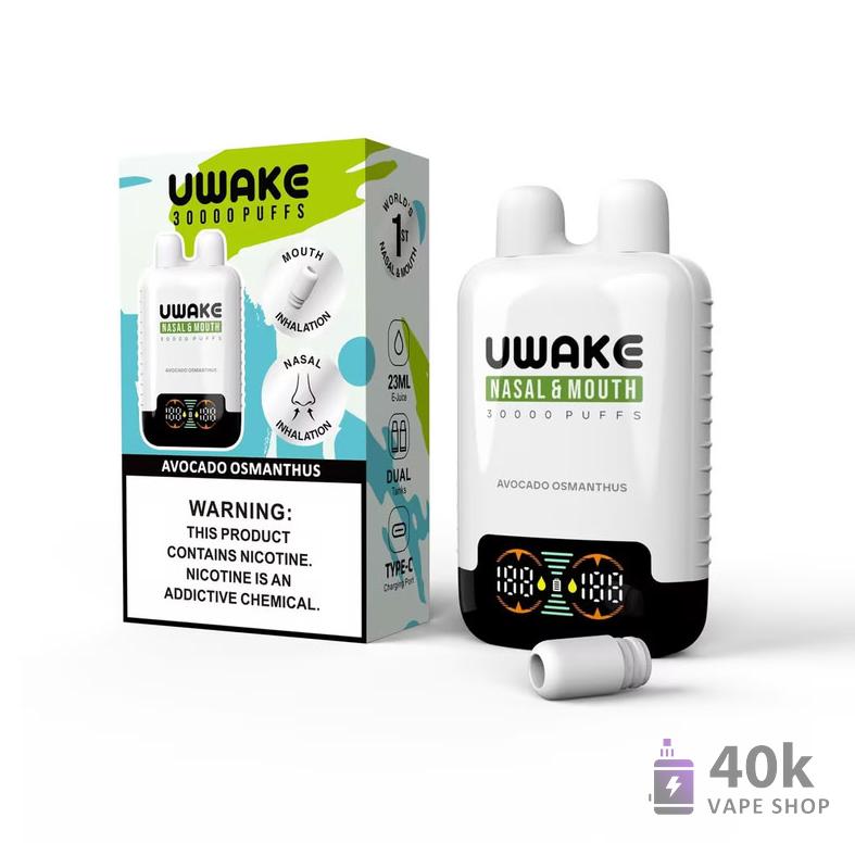 Mr. Goodie UWAKE Disposable Vape - 30,000 Puffs, Dual Tank, Smart Screen - Afbeelding 4