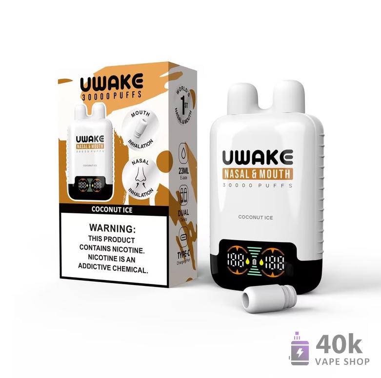Mr. Goodie UWAKE Disposable Vape - 30,000 Puffs, Dual Tank, Smart Screen - Afbeelding 3