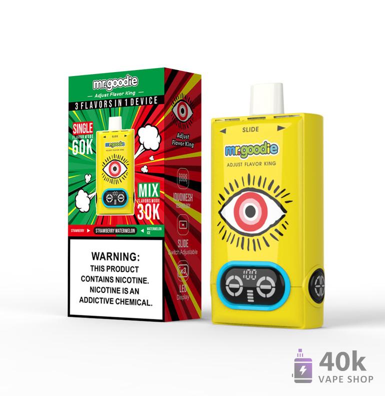 Mr. GoodieAdjust Flavor King Triple Flavor Disposable Vape with Adjustable Modes - зображення 6