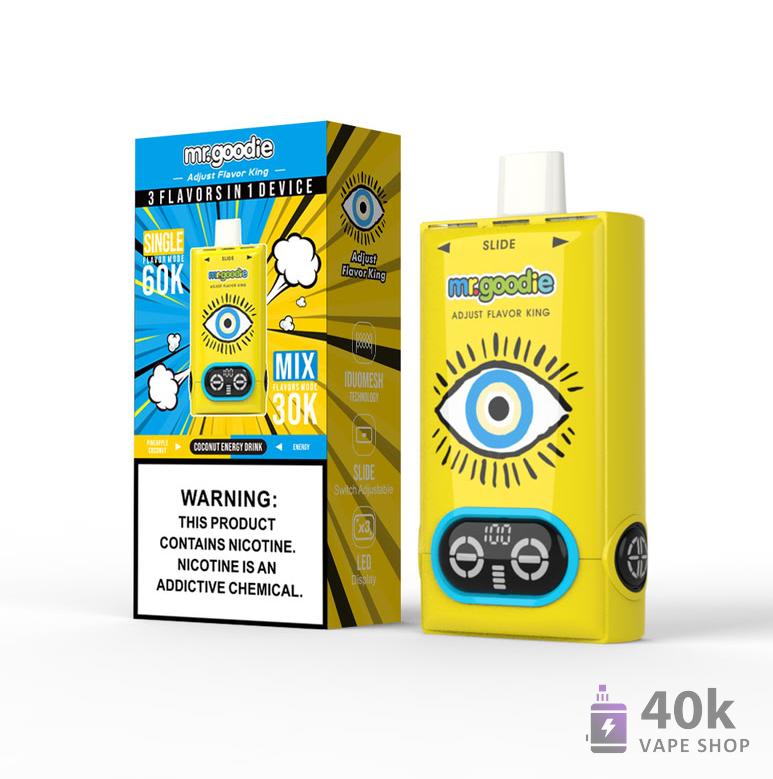Mr. GoodieAdjust Flavor King Triple Flavor Disposable Vape with Adjustable Modes - зображення 4
