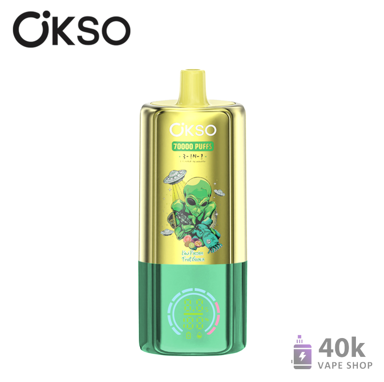 OKSO 3-in-1 70K Puffs Disposable Vape | Long-Lasting Mesh Coil Device - Kép 3