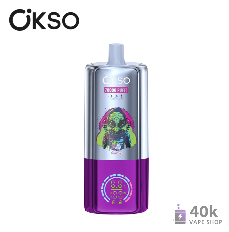 OKSO 3-in-1 70K Puffs Disposable Vape | Long-Lasting Mesh Coil Device - Kép 6