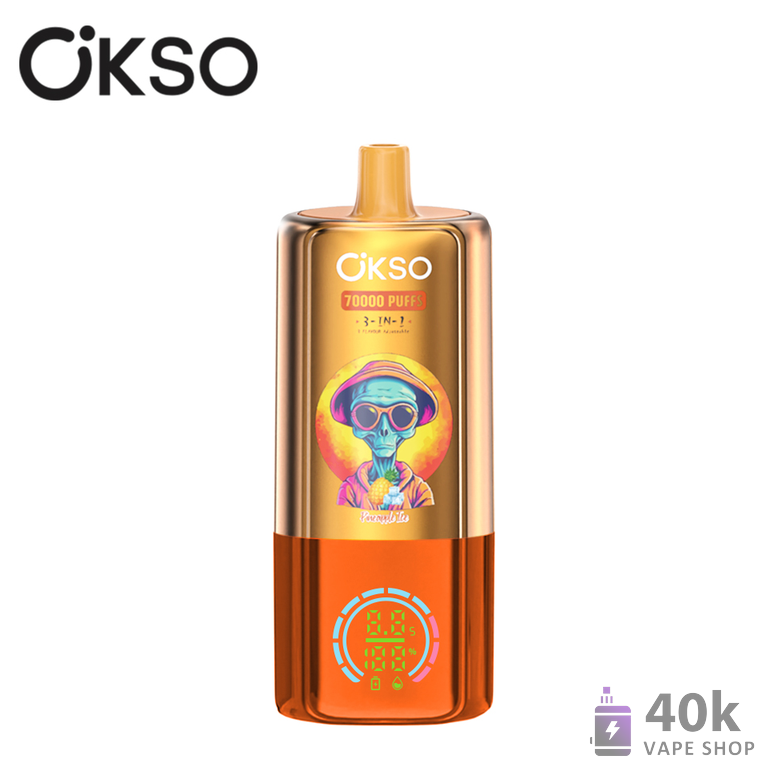 OKSO 3-in-1 70K Puffs Disposable Vape | Long-Lasting Mesh Coil Device - Kép 2