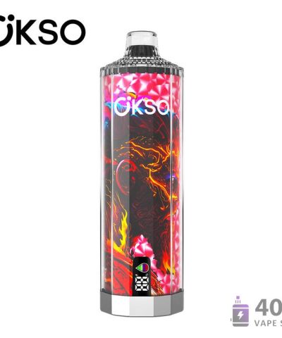 OKSO Shisha Hookah Mega 50000 Vapeur jetable - 50K bouffées, rechargeable