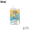 Vapeur jetable Uwin Crystal Twins 40000 - 40K bouffées, capacité de 32ml, rechargeable Type-C